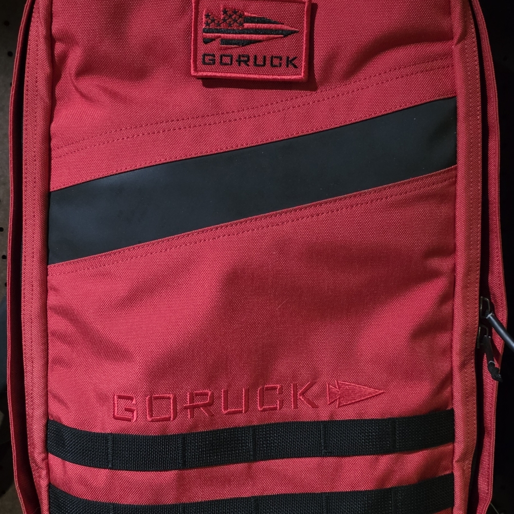 Red and Black GoRuck 25L RUCKER